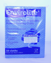 Lightweight Cleaning Cloths Blue (48cm x 36cm) (10 x 50)