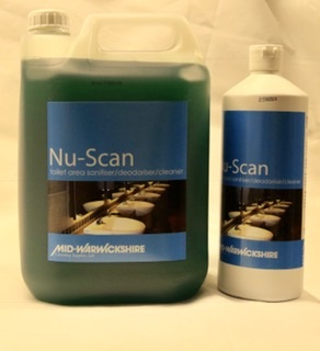 Nu-Scan Toilet Area Sanitiser / Deodoriser Cleaner