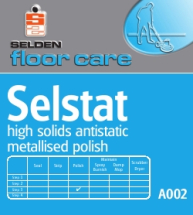Selstat, Antistatic High Solids Floor Polish (4x5ltr.)