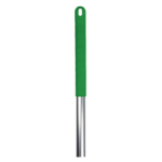 Hygiene Mop/Broom Aluminium Handle,Screw Fit,Green (54")