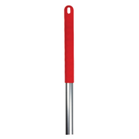 Hygiene Mop/Broom Aluminium Handle,Screw Fit,Red (54inch)