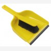 Plastic Dustpan + Soft Brush Yellow(1x12)
