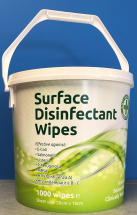 Surface Disinfectant Wipes (20 x 18cm)(1000) Tub