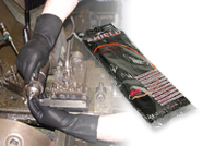 Heavyweight Black Latex Gloves Extra Large(12x12Pairs)