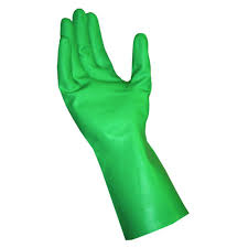 Rubber Gloves Green (Medium) (12x12Pairs)