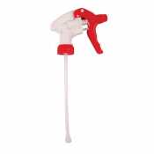 Spray Trigger Head Only,190mm. Dip Tube (Red/White)