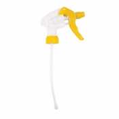 Spray Trigger Head Only,190mm. Dip Tube (Yellow/White)
