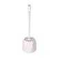 Toilet Brush and Bowl White Plastic (24)