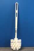Turks Head Toilet Brush White Plastic (24)
