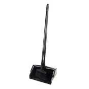 Lobby Dustpan Set(Black Plastic)