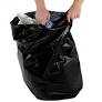 Black Polythene Waste Sacks Medium Duty, 18inchx29inchx39inch (200)