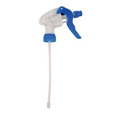 Spray Trigger Head Only,190mm. Dip Tube (Blue/White)