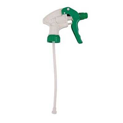Spray Trigger Head Only,190mm. Dip Tube (Green/White)