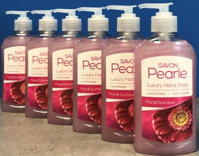 Luxury Pink Pearlised Hand Soap (6x300ml.Pump Dispenser)