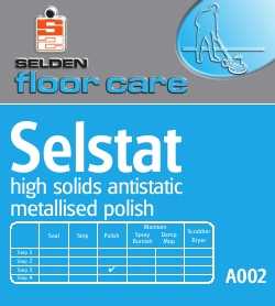 Selstat, Antistatic High Solids Floor Polish (5ltr)