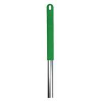 Hygiene Mop/Broom Aluminium Handle,Screw Fit,Green (54Inch)