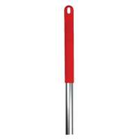 Hygiene Mop/Broom Aluminium Handle,Screw Fit,Red (54Inch)