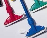 Kentucky Plastic Mopholder & Composite Handle 54Inch Blue.