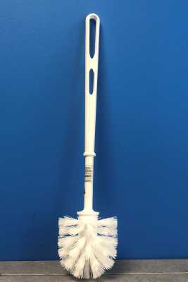 Turks Head Toilet Brush White Plastic (24)