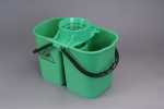 Double Mop Bucket & Wringer, 14ltr.Green