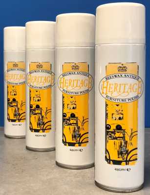 Heritage, Beeswax Antique Polish (480ml.Aerosol)