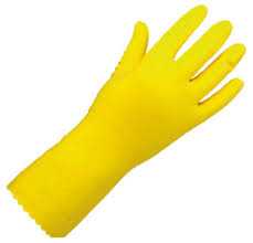 Rubber Gloves Yellow (Medium) (12x12Pairs)