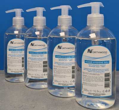 Hand Gel Sanitiser (500ml) Pump Bottle (70% Alcohol)