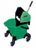 Kentucky Mopping Bucket & Wringer on Castors, Green