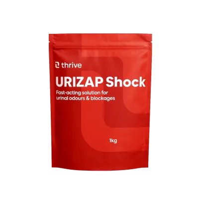 Urizap Shock (1Kg) Eliminate Urinal Odours & Blockages - Eco-Friendly Formula